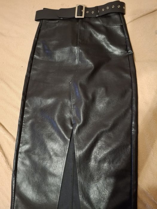 Юбка женская из эко кожи