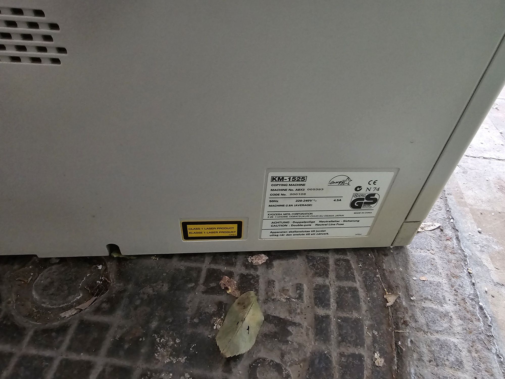 Vand xerox mita-kyocera,km-1525 in perfecta stare de functionare.