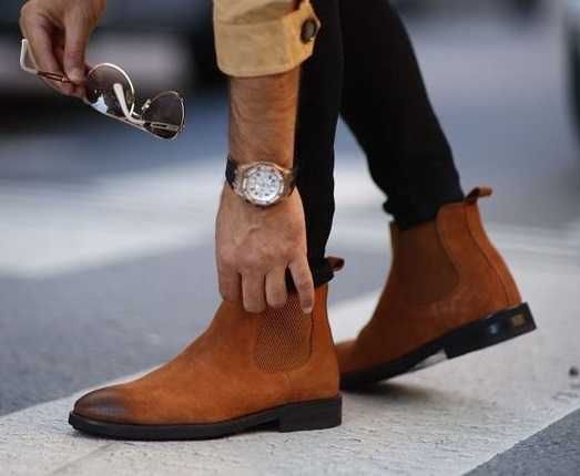 Ghete chelsea 40 plain toe ZIGN London NOI piele naturala moale