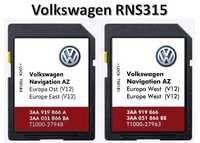 Card GPS VW RNS 315 / Skoda RNS Amudsen+ - Europa de Est / West