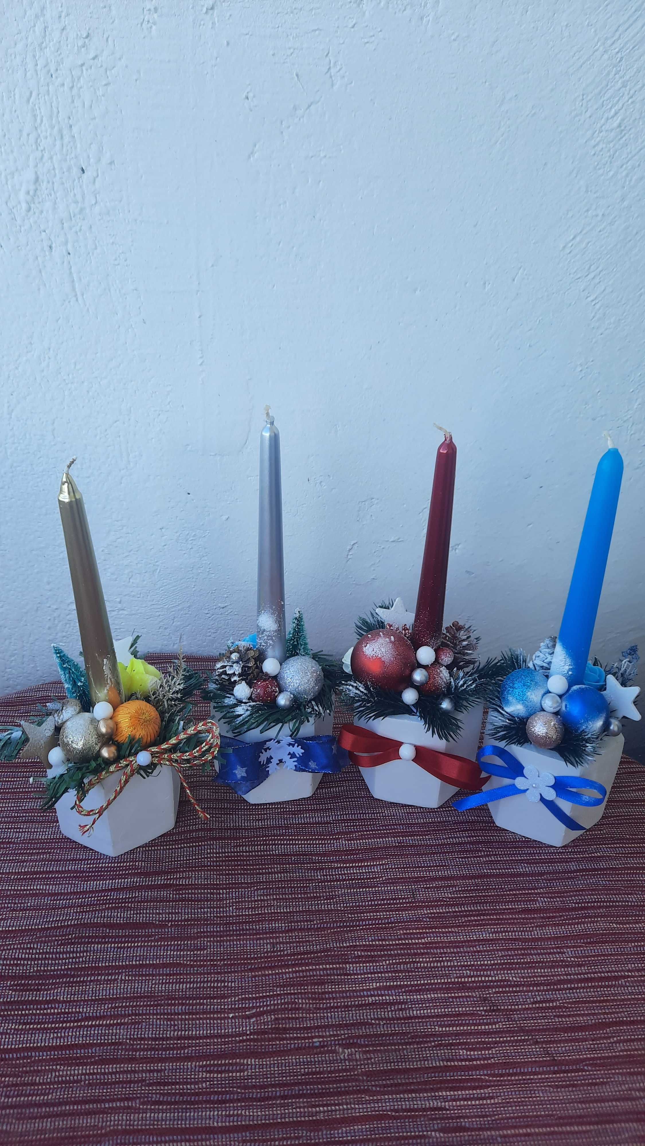 Коледни свещници