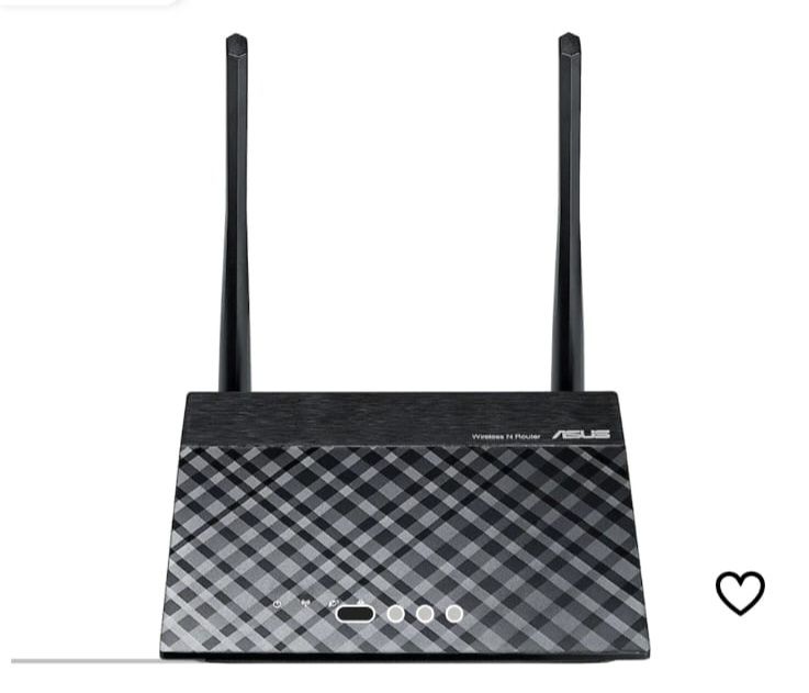 Router wireless ASUS RT-N12E, N300, 2 antene Wi-Fi