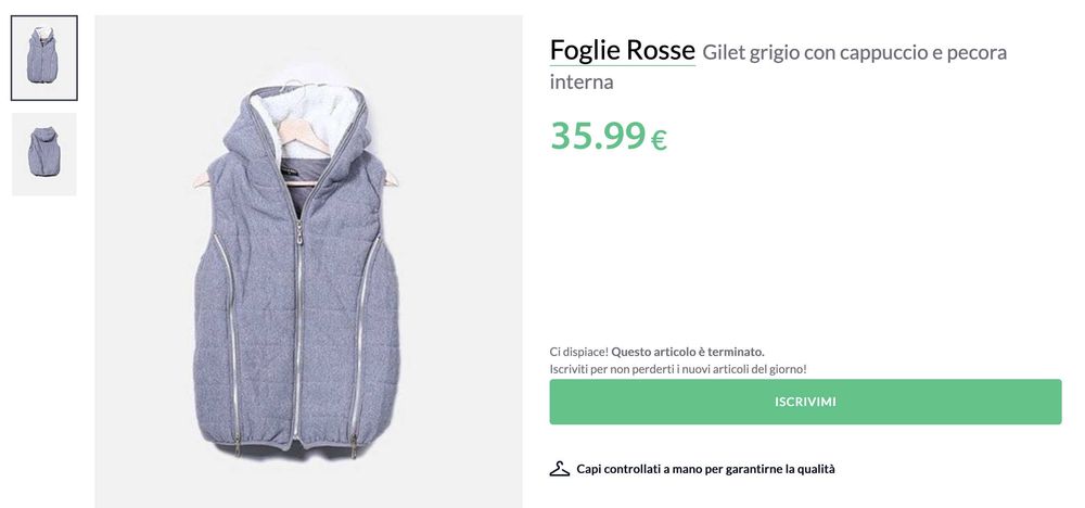 елек made in Italy