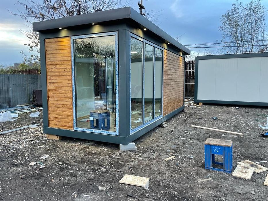 Vand container cu vitrina