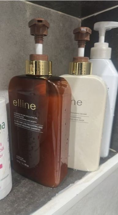 Шампунь Elline безсульфатный, сделано в Казахстане.