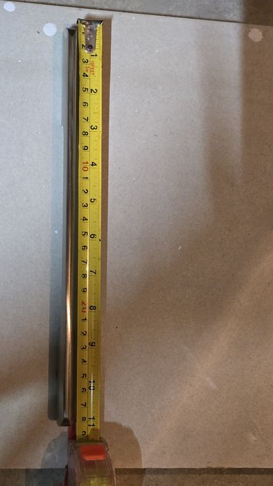 Maner mobilier aluminiu W4002, Argintiu,280 mm