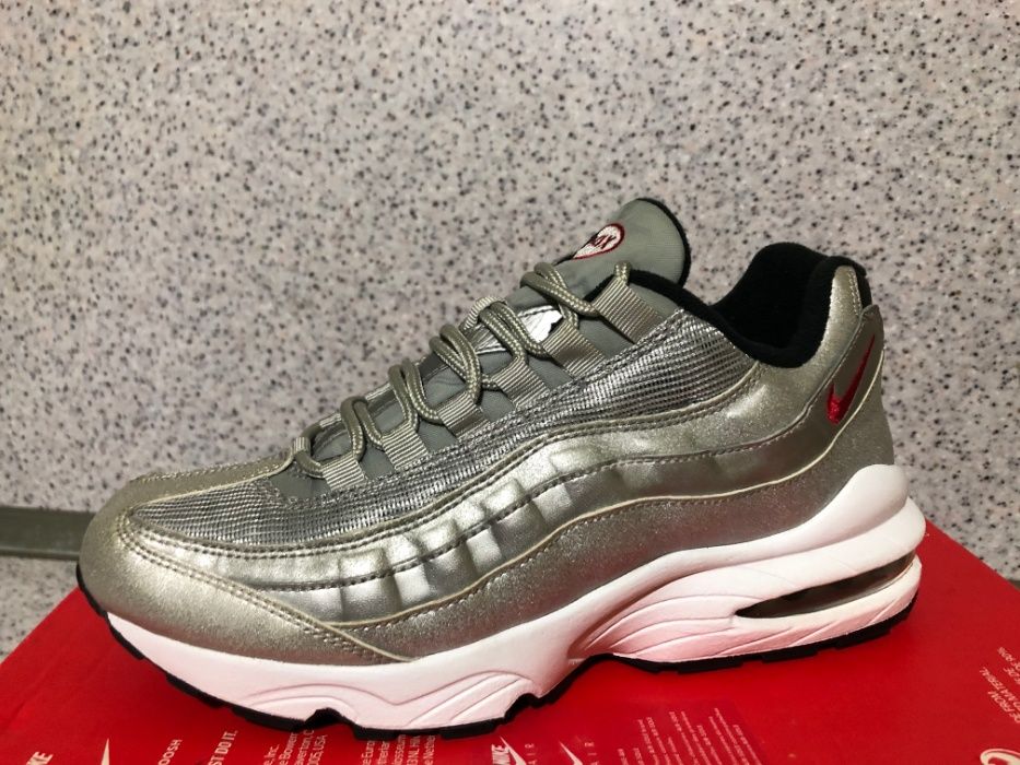 ОРИГИНАЛНИ *** Nike Air Max 95 QS GS / 'Silver Bullet' metallic silver