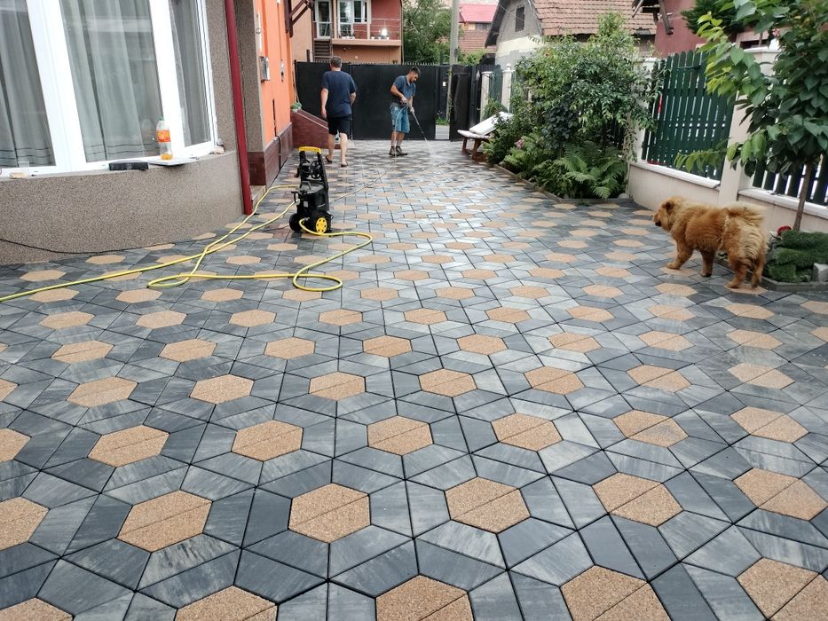 Montaj pavaje borduri rigole parcări terasamente