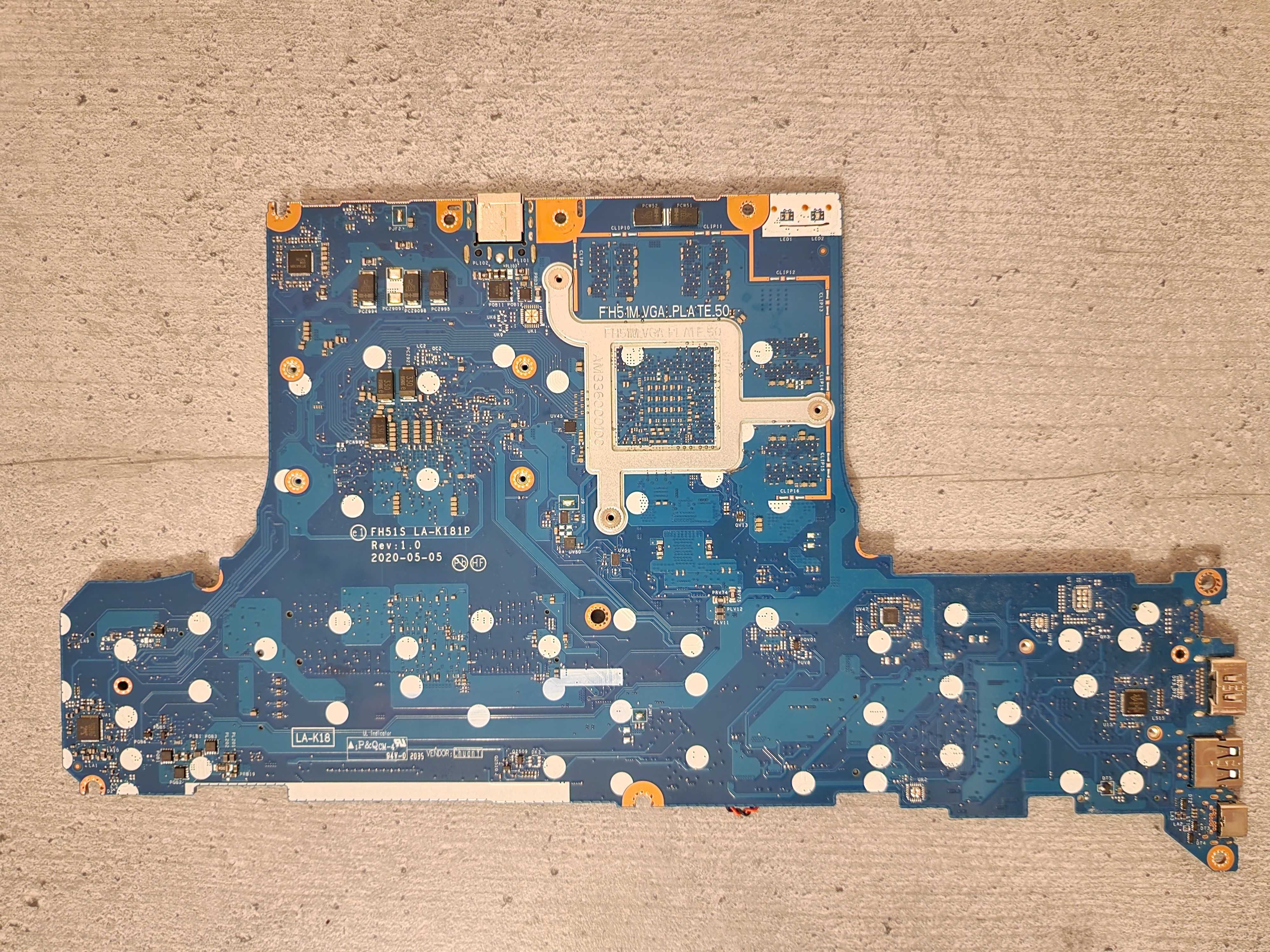 Placa de baza Acer Nitro 5 AN515-44  LA-K181P NvidiaGTX1650 AMDryzen 5