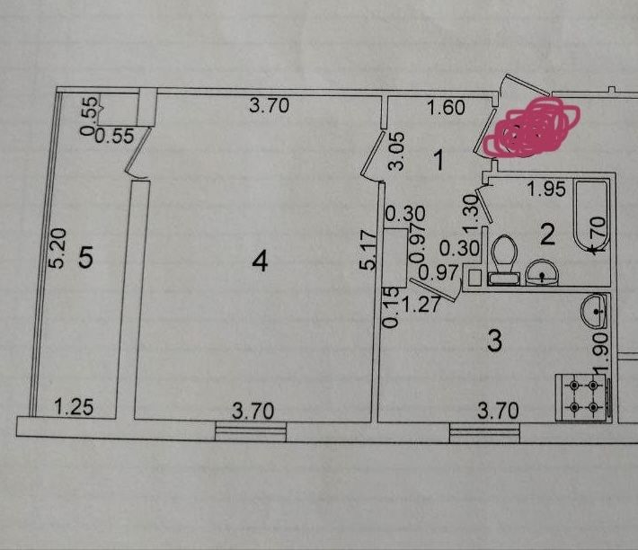 Продаётся 1 комнатная квартира,Юнусобад16,можно под ипотеку,41кв.м.