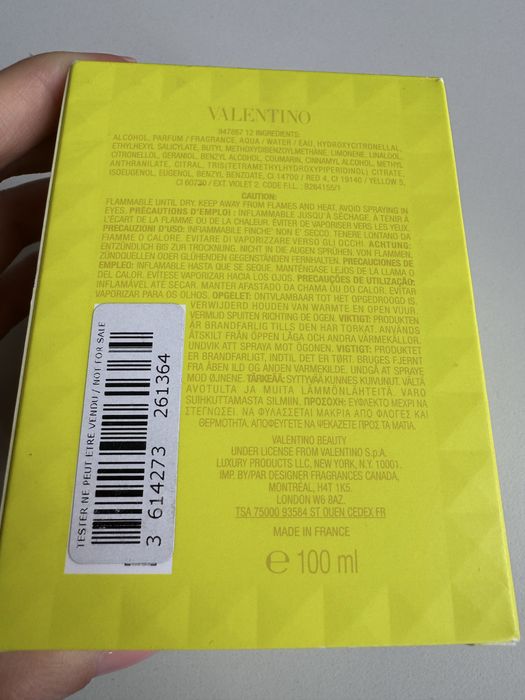 Vand parfum femei nou Valentino original