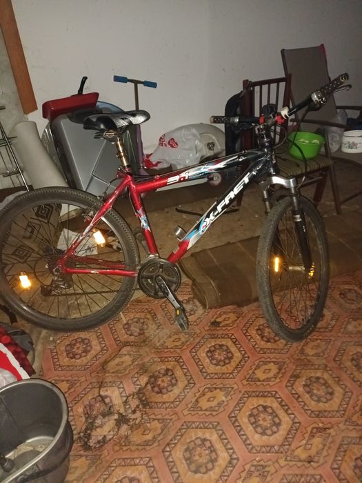 Bicicleta cadru aluminiu.