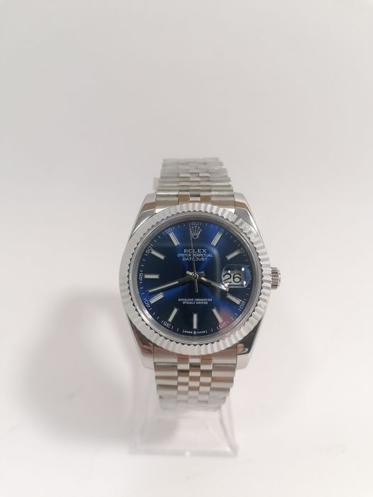 Ceas Rolex Datejust 39  Dial Albastru Oțel Jubilee
