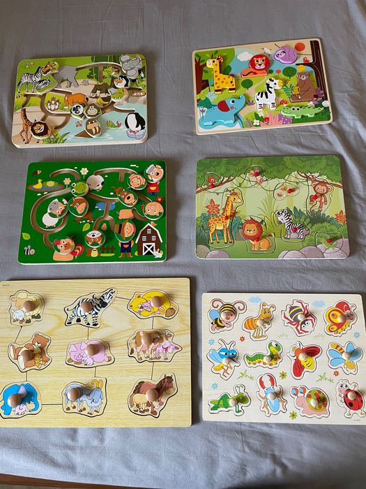 Lot puzzle incastru