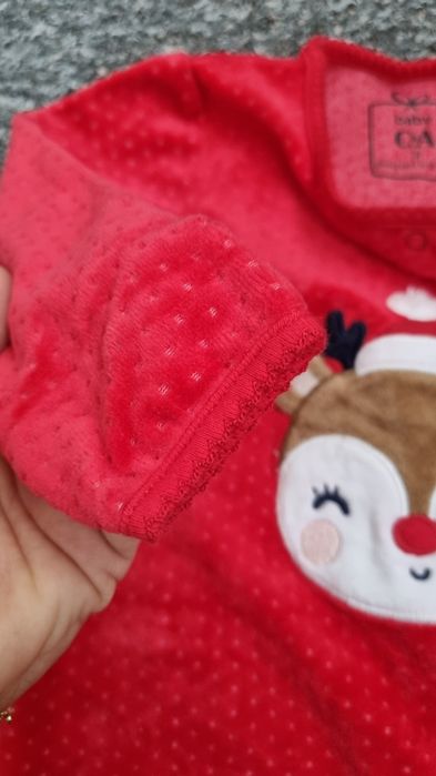 Salopeta Craciun C&A marime 74, noua