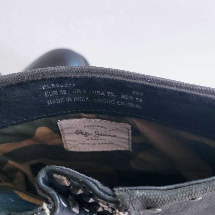 Pepe Jeans дамски боти, естествена кожа 38