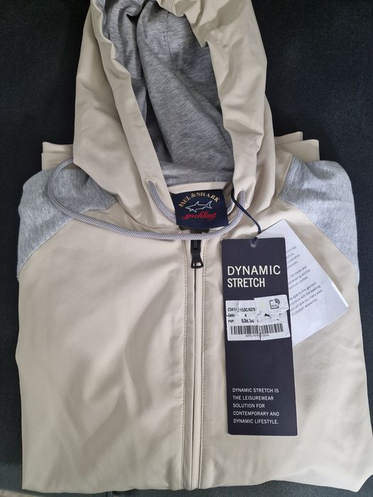 Hanorac Paul & Shark Men's Ice-White Jacket