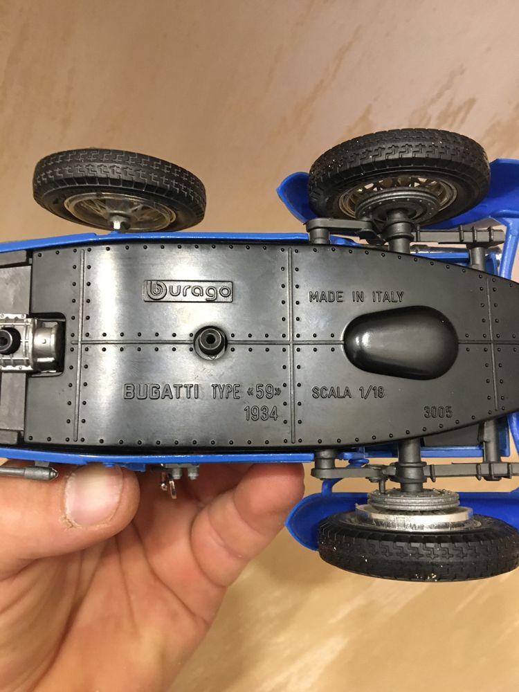 Метална колекционерска количка 1:18 BUGATTI type 59