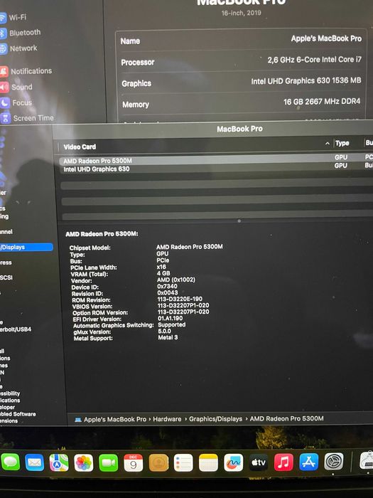 16" Core i7 MacBook Pro A2141 (2019) Space Gray-i7/16GB RAM/512GB SSD