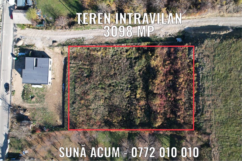 OFERTĂ! Teren intravilan str. Sofiei - 3.098 mp, UTILITĂȚI ȘI PANORAMĂ