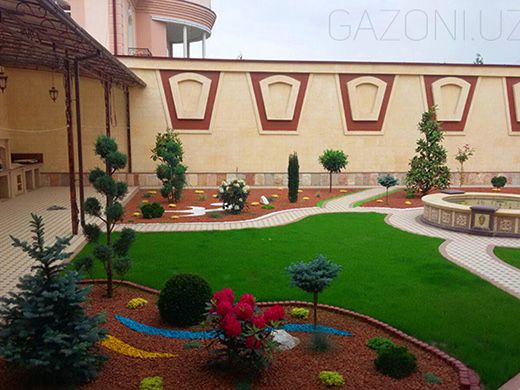 Газон полиф ва ландшафт кламиз тез ва арзон