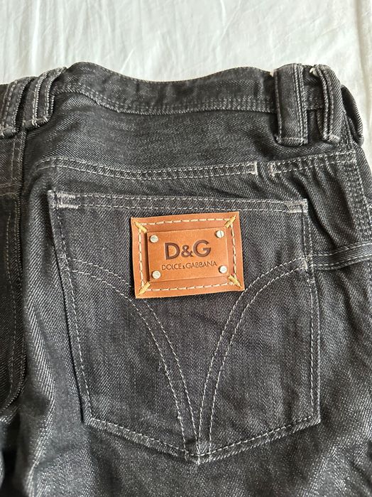 Оригинални мъжки дънки D&G – Нови, Черни, Размер 33