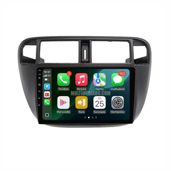 Honda Civic 1995-2001 Мултимедия Навигация Android
