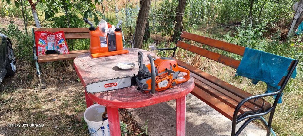 Vand drujba husqvarna 550 XPG MK2 4CP cu maner incalzit!