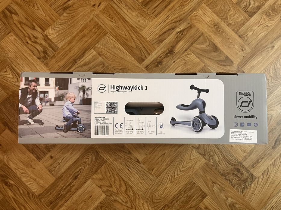 Trotineta / bicicleta copii 2 in 1 Scoot & Ride, noua