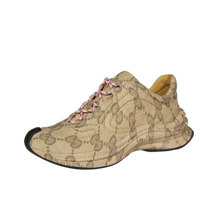 Gucci Run Gg Leather Sneaker In Beige обувки 36 - 45