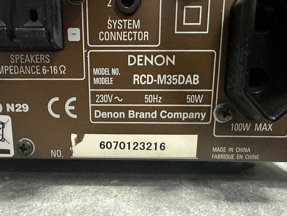 Мини аудио система Denon RCD-M35DAB Receiver CD Player Tuner RDS Radio