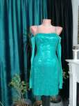 Rochie paiete. Este facuta pe comanda,  unicată