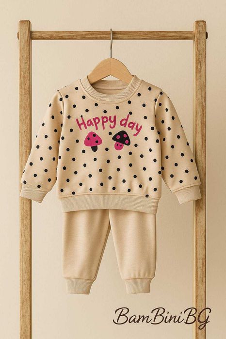 Ватирани детски комплкети за момичета