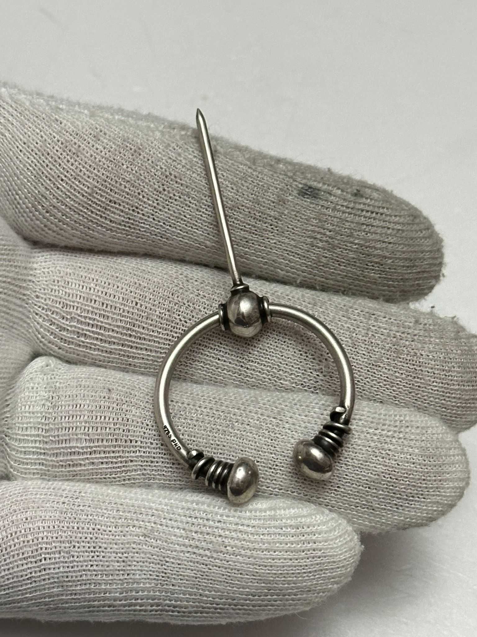 FIBULA ARGINT 925 - PWR - Brosa - Vikinga - Norway - Vintage !
