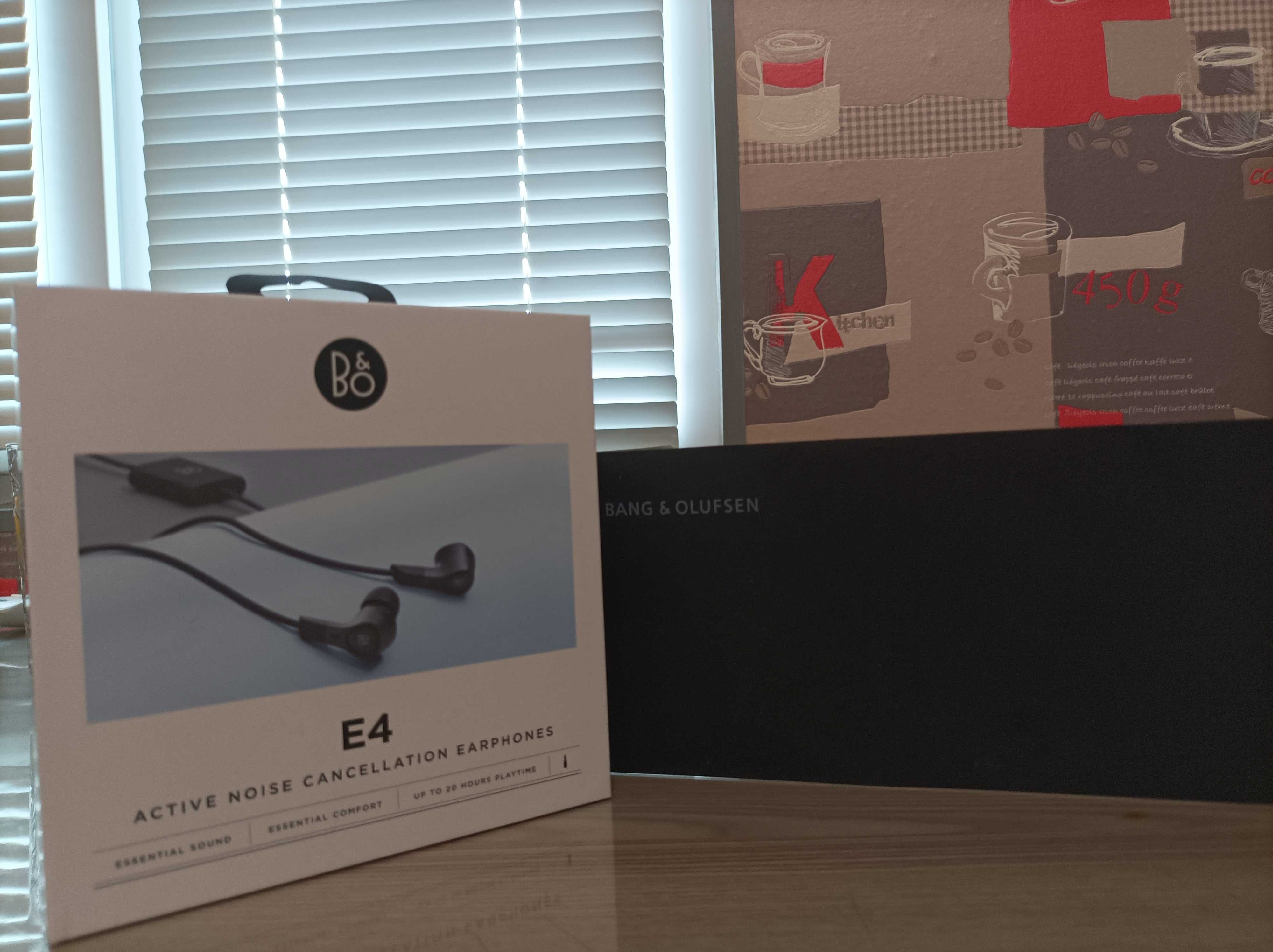 Bang & Olufsen E4 active noise cancellation earphones