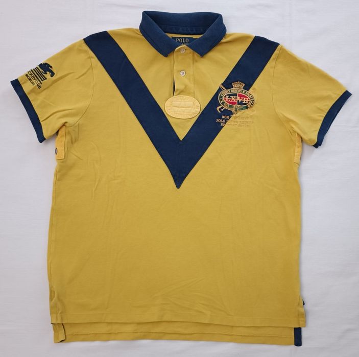 POLO Ralph Lauren оригинална тениска L памучна поло фланелка