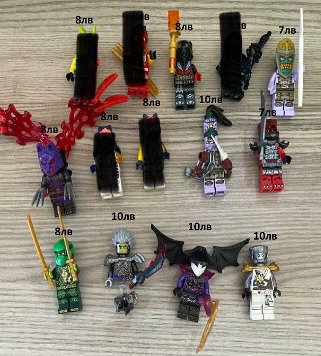 Lego ninjago минифигурки