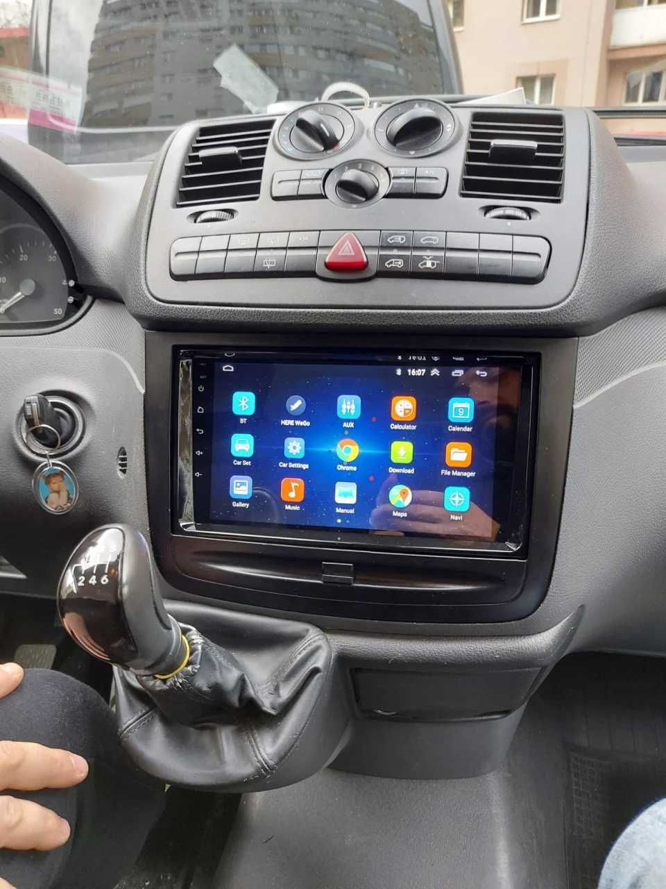 Navigatie Android Mercedes Sprinter Vito Viano VW Crafter 1-8 GB RAM