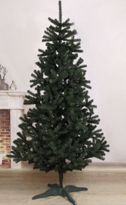 Ёлка искусственная, высота 1,86 м, диаметр нижних веток 1,05 м