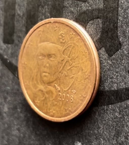 Monede 1 euro cent Italia - Franța