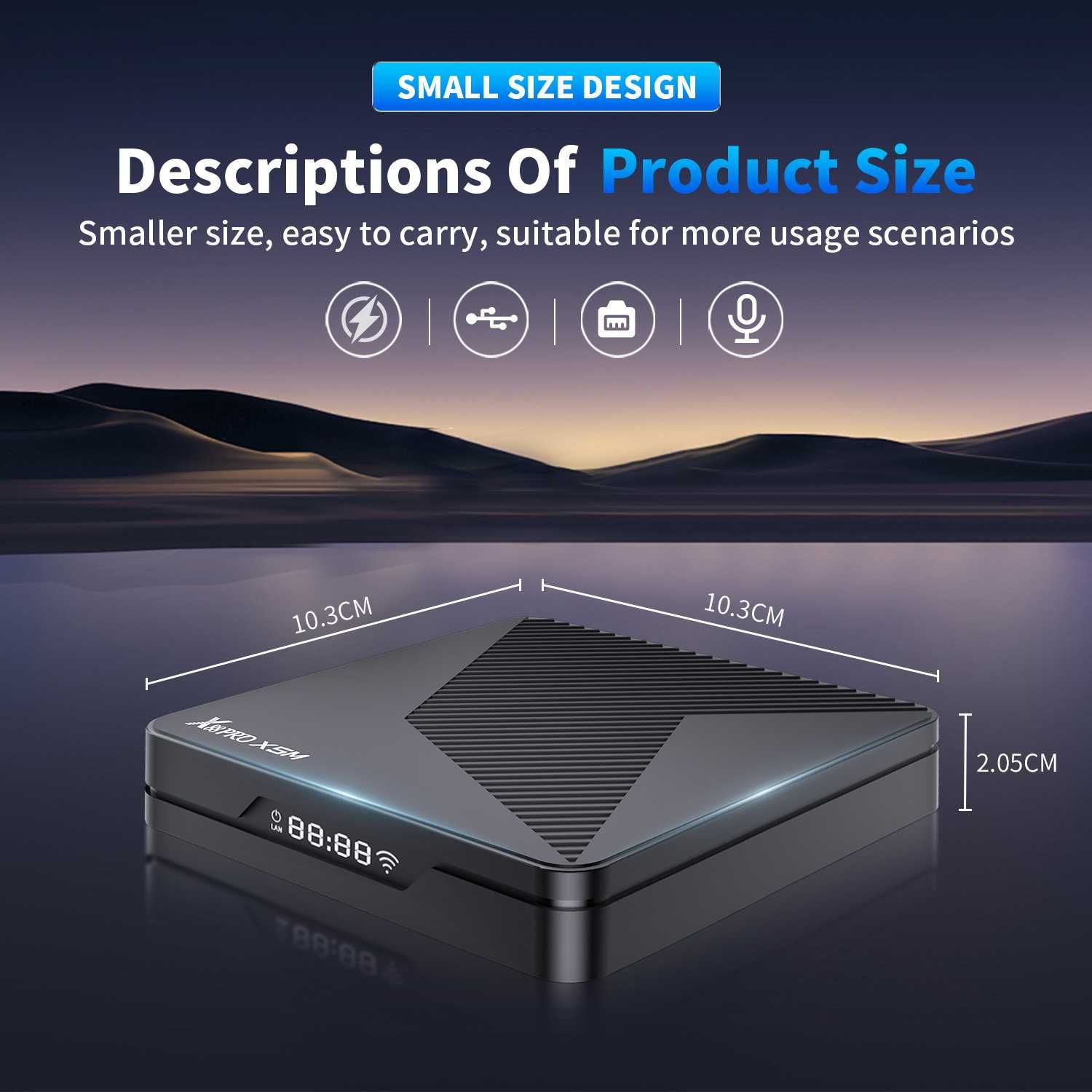 НОВ TV BOX X88 PRO X5M Android 14 S905X5M AV1