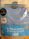Tricou polo George, maneca lunga