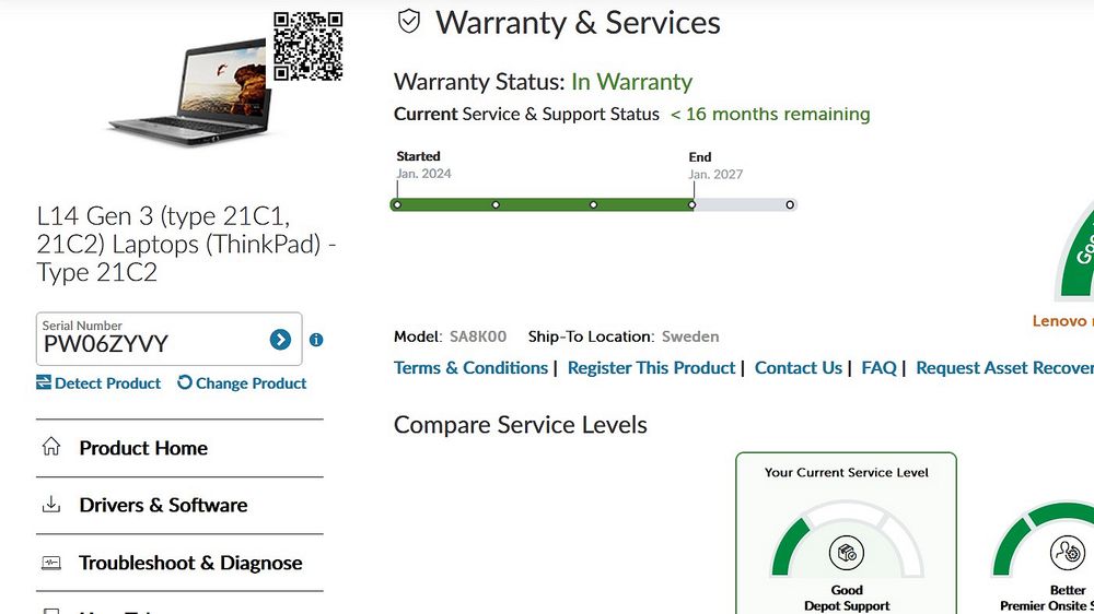 Lenovo ThinkPad L14 G3 14" 1920x1080 i3-1215U 16GB 512 SSD година 2024