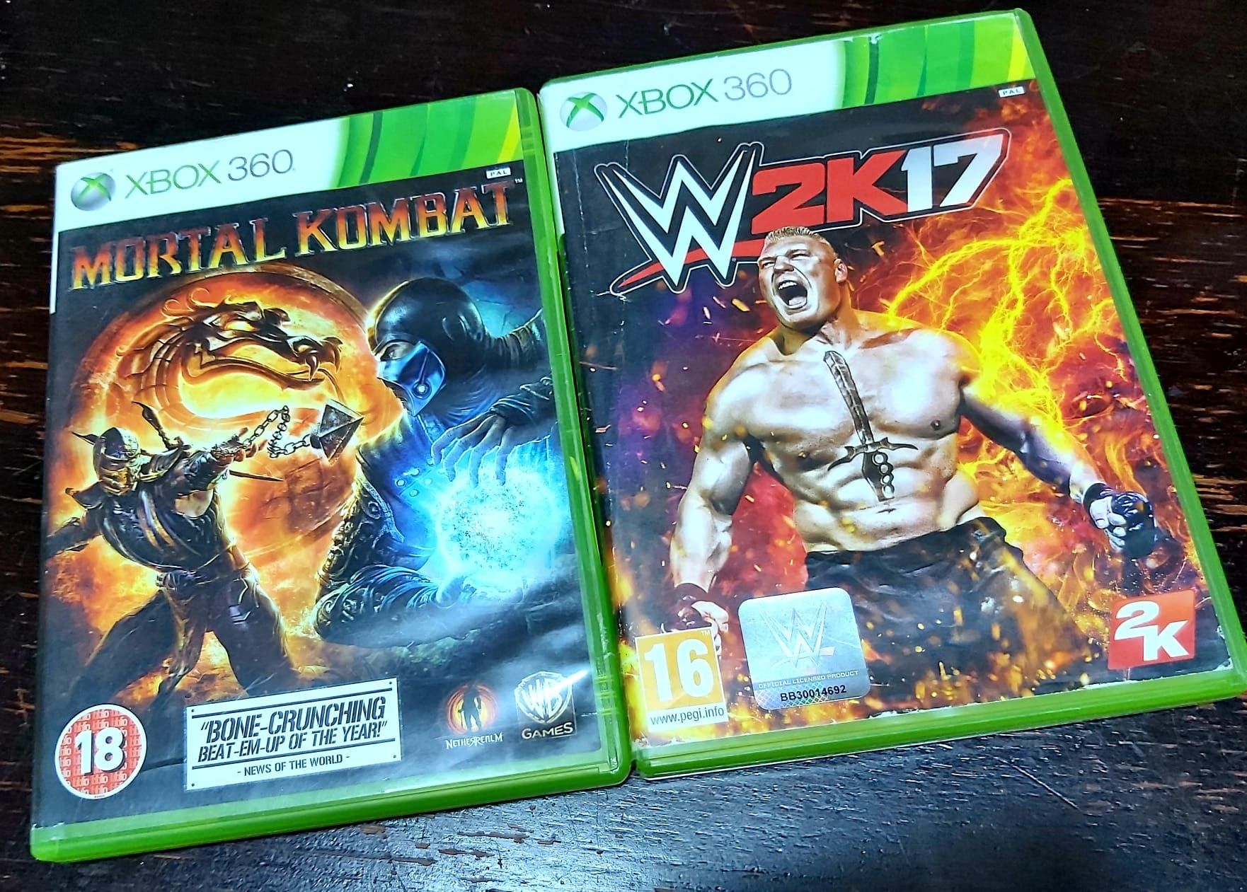 Mortal Kombat / W2K17 /Injustice 100 bucata Xbox 360