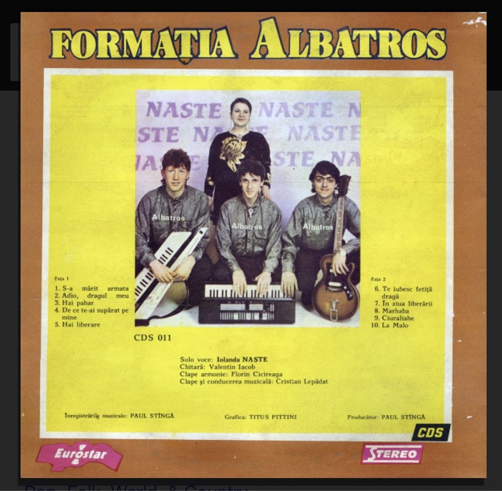 Vand Viniluri Dan Ciotoi , Nelu Vlad , Albatros,Fratii Peste c