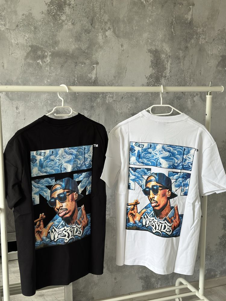 Tricou OFF White Premium tupac 2pac