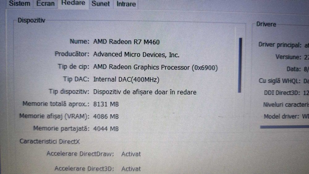 Laptop Dell Inspiron 5570  AMD R7 M450 4GB