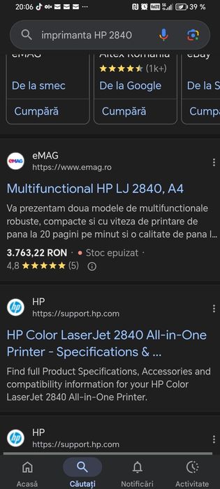 Imprimanta HP LJ 2840 color,profesionala,robusta