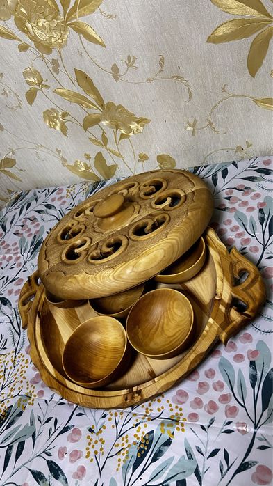 Табак и астау из дерева