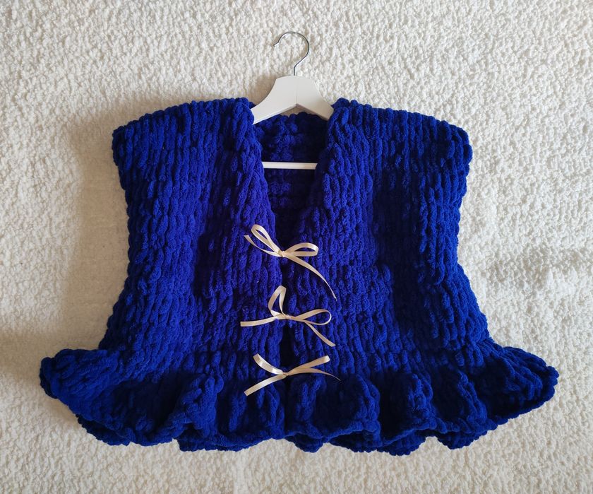 Ръчно плетена жилетка - различни видове